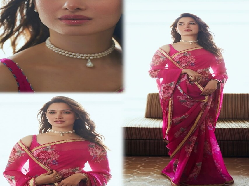 Fashion And Beauty : Tamanna Bhatia Looking Beautiful In Pink 